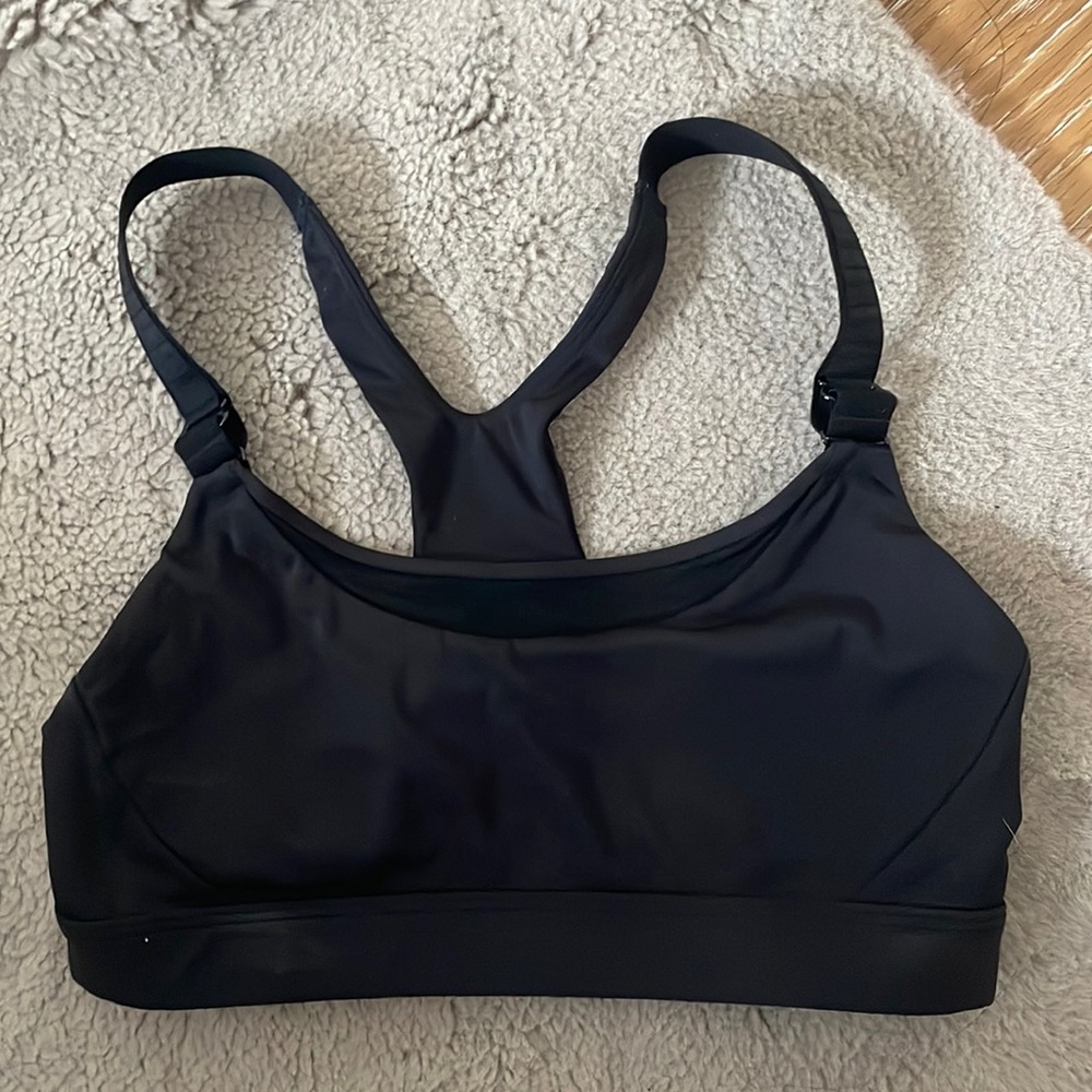 Black Athleta Racerback Sports Bra
